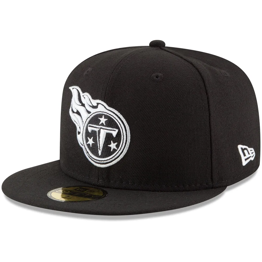 Men's New Era Black Tennessee Titans B-Dub 59FIFTY Fitted Hat