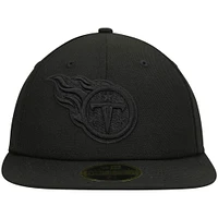 Casquette ajustée 59FIFTY II New Era Tennessee Titans noir sur pour homme