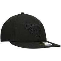 Casquette ajustée 59FIFTY II New Era Tennessee Titans noir sur pour homme