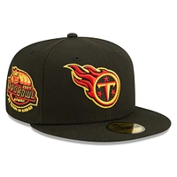 Casquette ajustée Cobra Kai 59FIFTY des Tennessee Titans New Era pour homme, noire