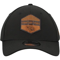 Casquette Flex New Era Tennessee Titans Gulch 39THIRTY pour homme, noire