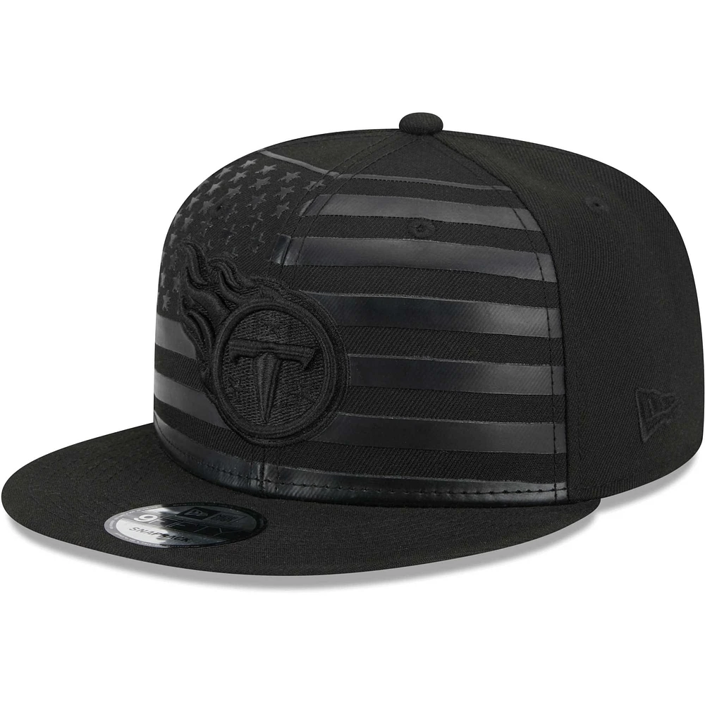 Casquette Snapback 9FIFTY Independent des Tennessee Titans New Era pour homme, noire