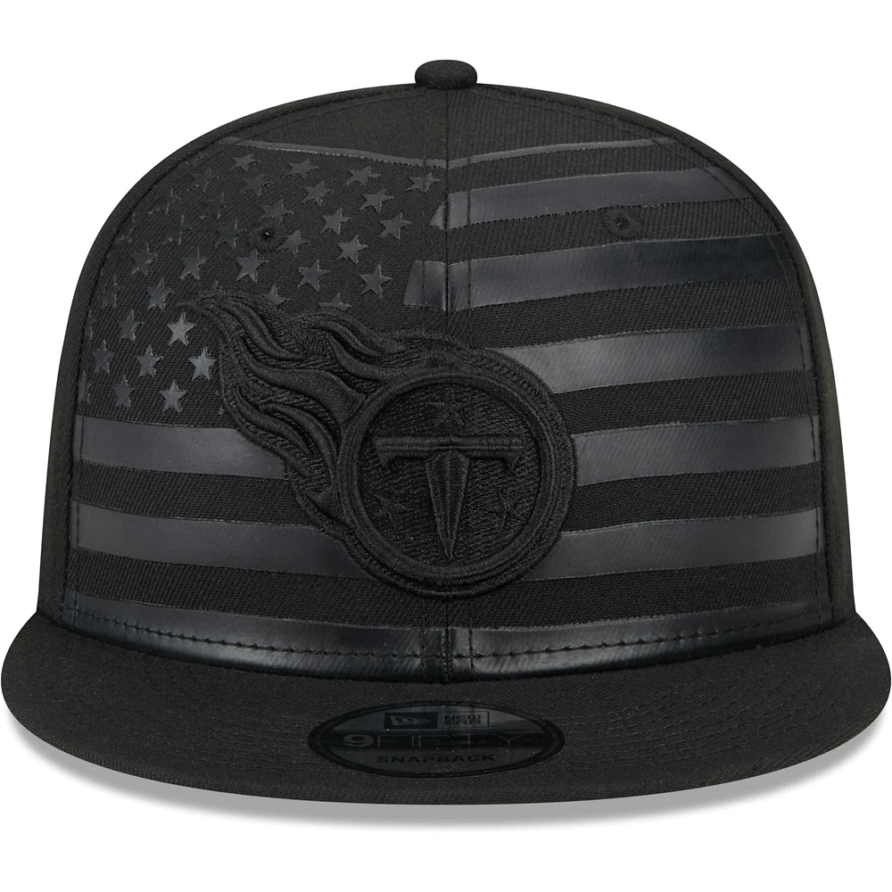 Casquette Snapback 9FIFTY Independent des Tennessee Titans New Era pour homme, noire