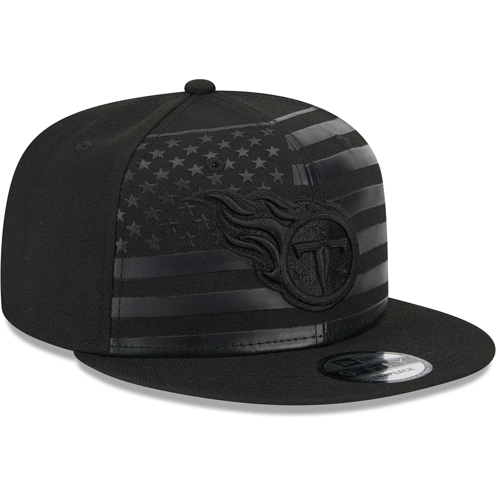Casquette Snapback 9FIFTY Independent des Tennessee Titans New Era pour homme, noire