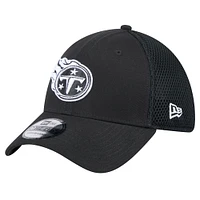 Casquette Main Neo 39THIRTY Flex noire Tennessee Titans de New Era pour homme