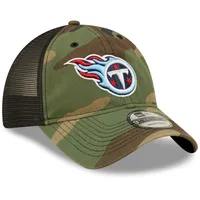 Tennessee Titans New Era Basic 9TWENTY Trucker Snapback Hat - Camo/Black