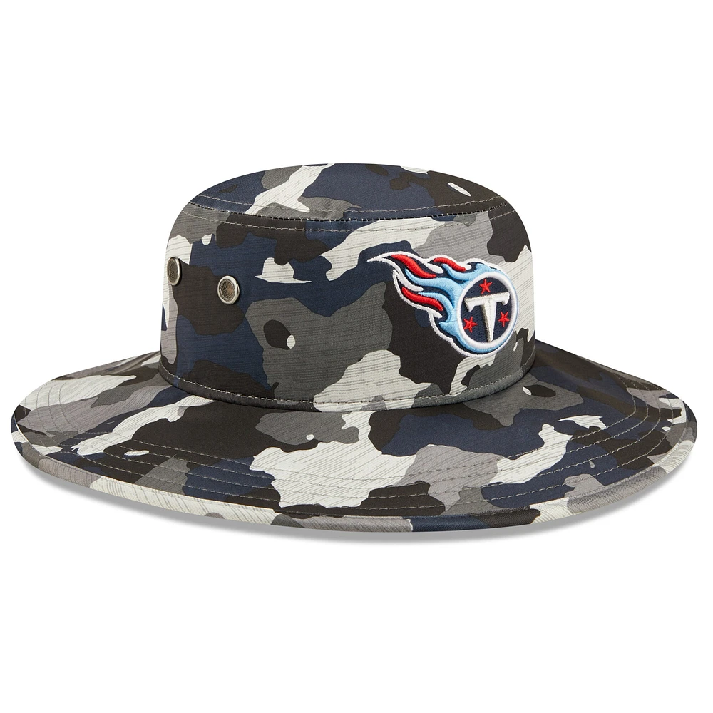 Men's New Era Camo Tennessee Titans 2022 NFL Training Camp - Official Panama Bucket Hat