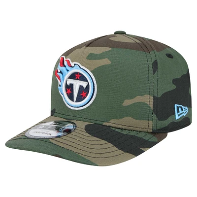 Casquette à visière plate camouflage Tennessee Titans Woodsy 9FIFTY de New Era pour homme