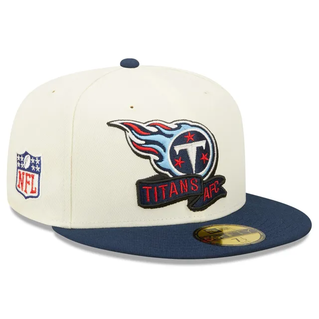 Lids New England Patriots Era 2022 Sideline 59FIFTY Fitted Hat - Cream/Navy