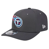 Men's New Era  Graphite Tennessee Titans Main 9SEVENTY Stretch-Snap Hat