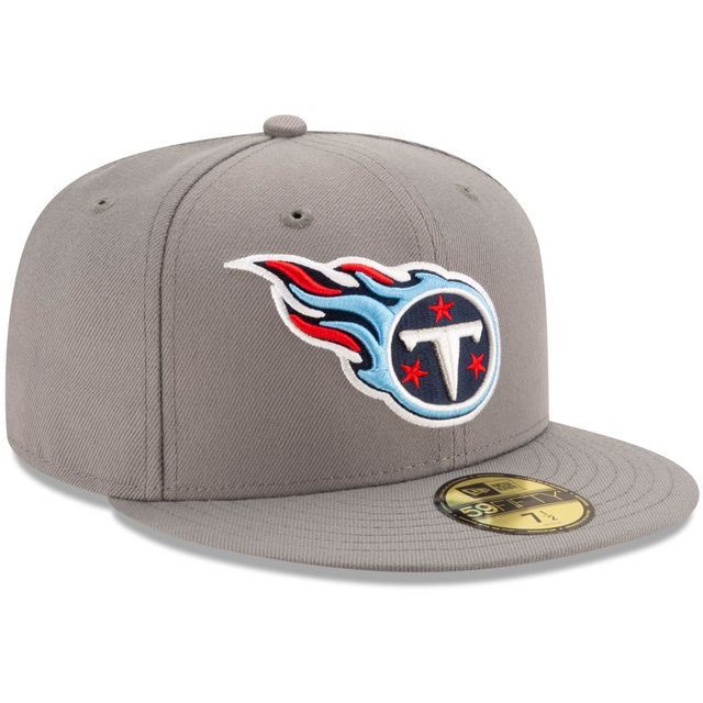 Casquette ajustée 59FIFTY Storm des Titans du Tennessee Graphite New Era pour homme