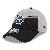 Men's New Era  Gray/Black Tennessee Titans 2023 Sideline 9FORTY Adjustable Hat