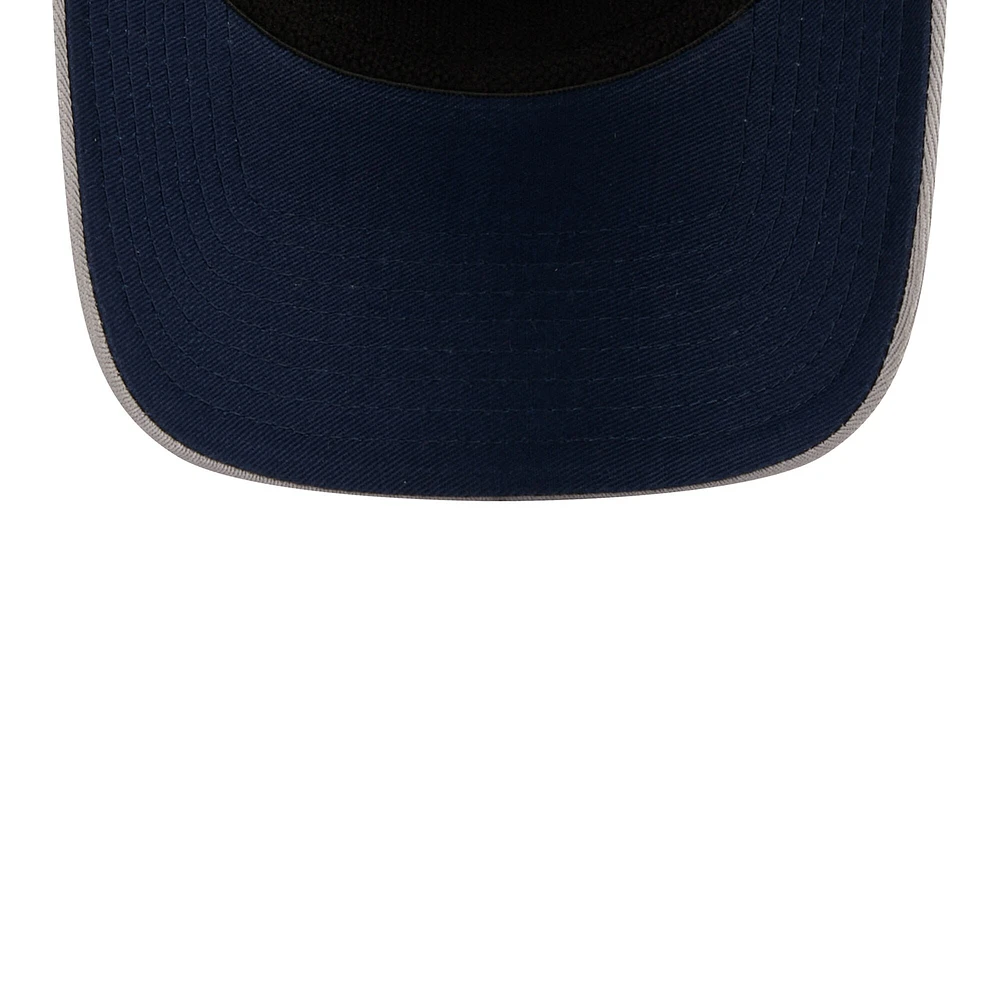 Casquette flexible 39THIRTY Pipe grise des Tennessee Titans New Era pour hommes