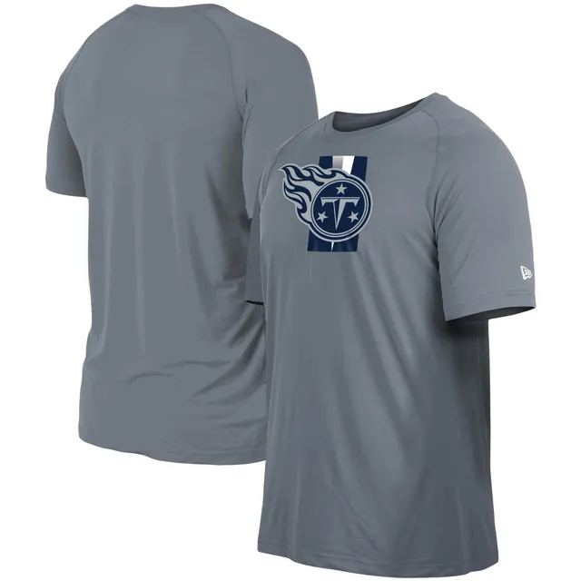 Lids Tennessee Titans New Era Current Raglan Long Sleeve T-Shirt - Navy