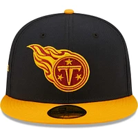 Men's New Era Navy/Gold Tennessee Titans 15th Anniversary 59FIFTY Fitted Hat