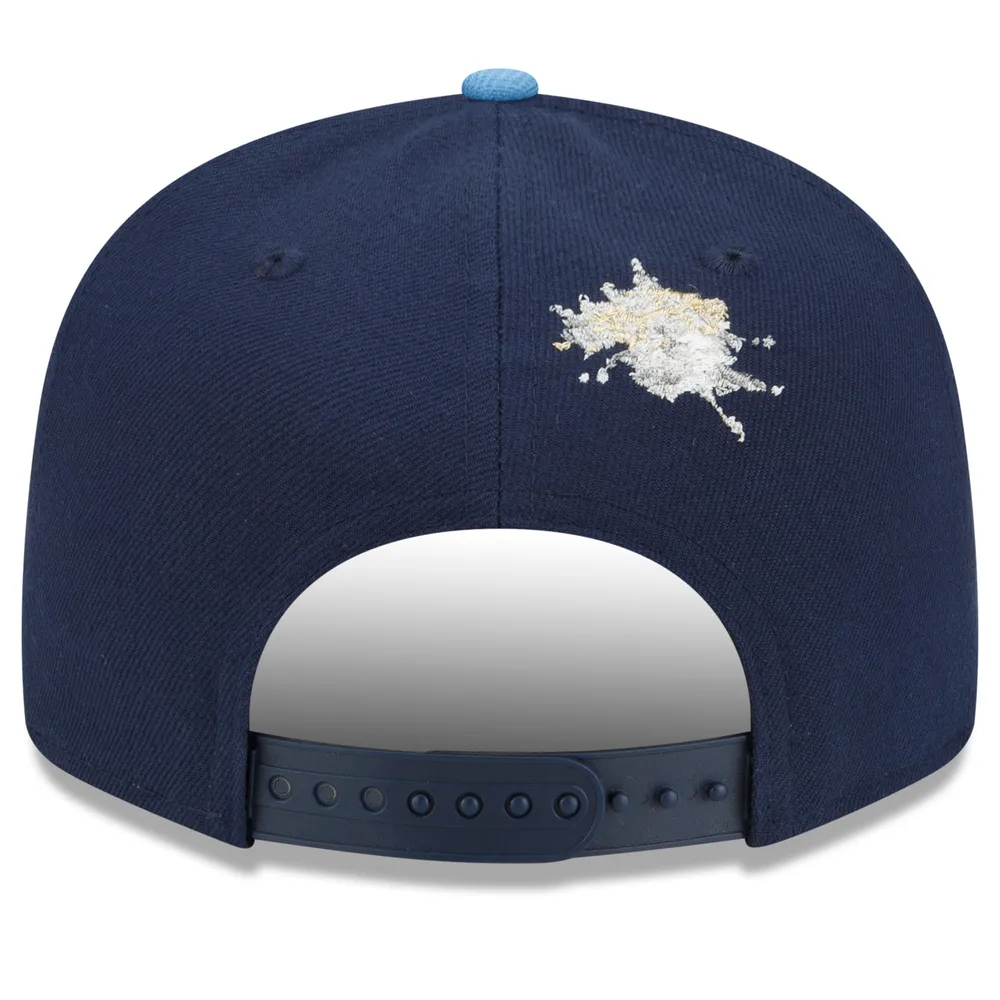 Lids Tennessee Titans New Era Basic 9FIFTY Adjustable Snapback Hat -  Navy/Light Blue