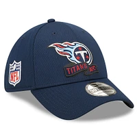 Men's New Era Navy Tennessee Titans 2022 Sideline - 39THIRTY Coaches Flex Hat