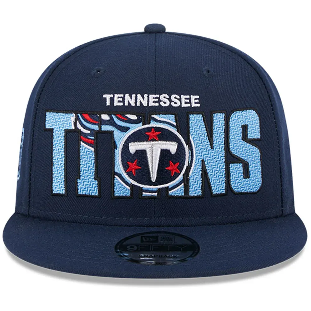 Tennessee Titans 2023 Draft 9FIFTY Snapback Hat, White, NFL by New Era