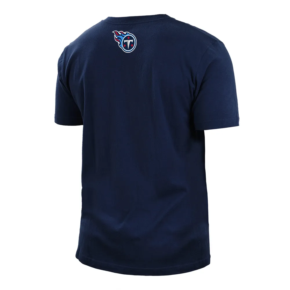 T-shirt pour homme New Era bleu marine Tennessee Titans 2023 NFL Draft