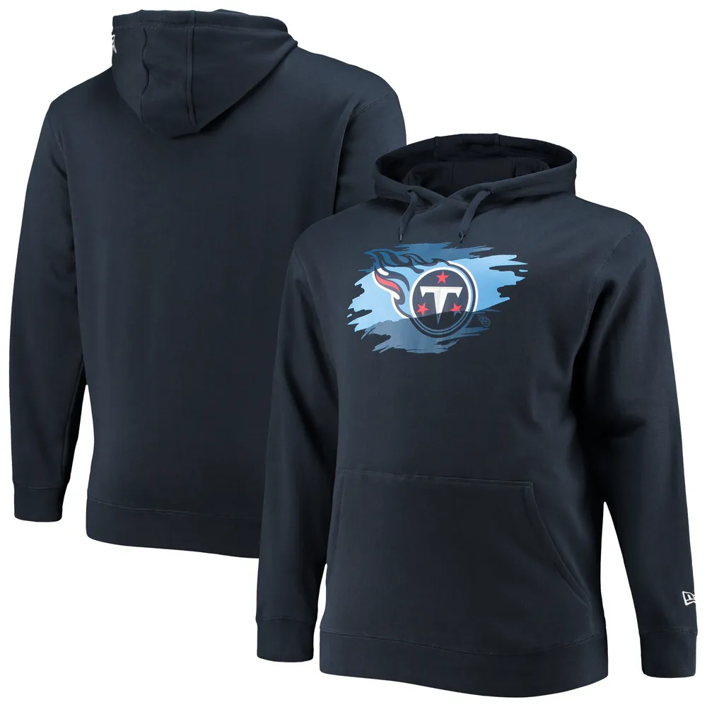 Lids Tennessee Titans New Era Big & Tall Primary Logo Pullover Hoodie -  Navy