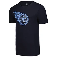 Men's New Era Navy Tennessee Titans Camo Logo T-Shirt