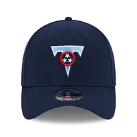 Men's New Era Navy Tennessee Titans City Originals 39THIRTY Flex Hat