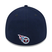 Men's New Era Navy Tennessee Titans City Originals 39THIRTY Flex Hat