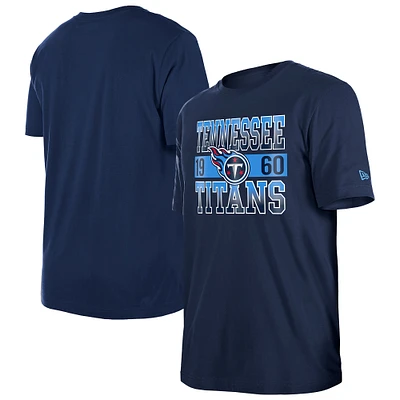 T-shirt bleu marine Tennessee Titans City Team pour homme de New Era