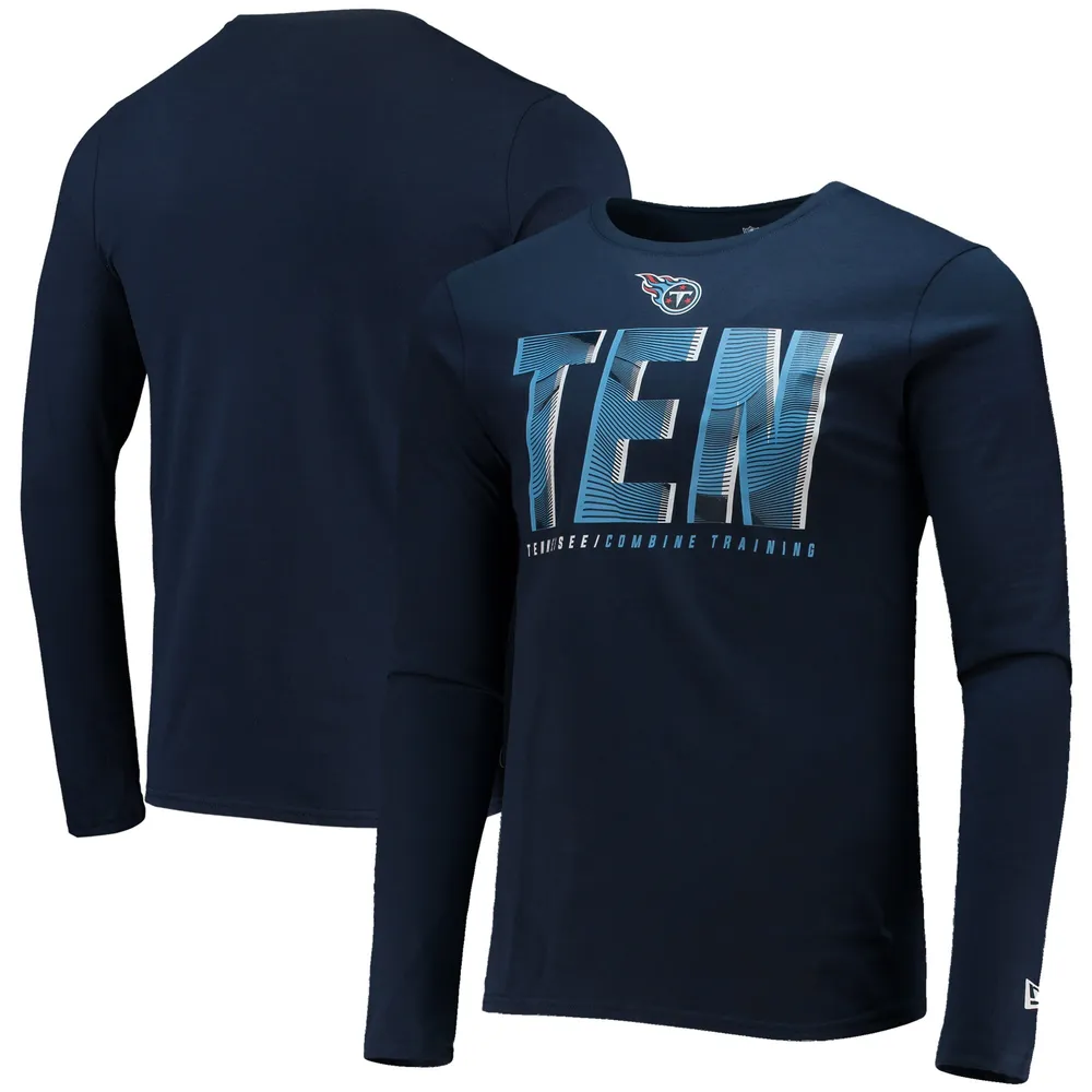 Lids Chicago Bears New Era Combine Authentic Static Abbreviation Long Sleeve  T-Shirt - Navy