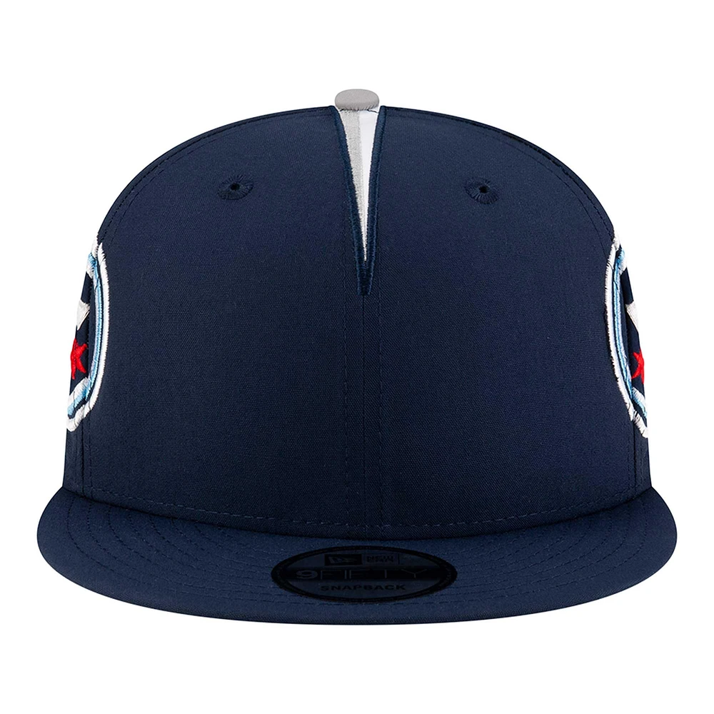 Casquette snapback 9FIFTY Tennessee Titans bleu marine New Era pour homme