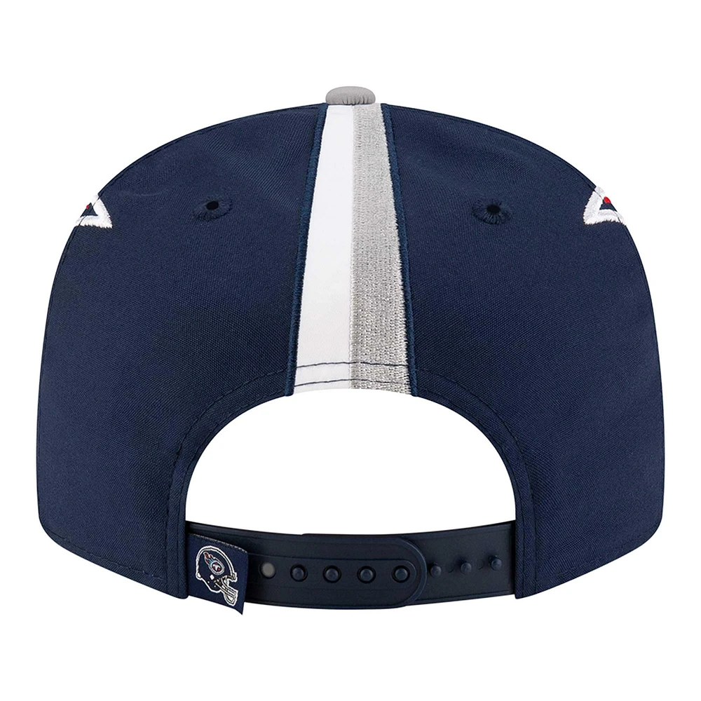 Men's New Era Navy Tennessee Titans  Helmet 9FIFTY Snapback Hat