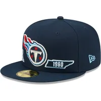 Casquette ajustée 59FIFTY Identity des Titans du Tennessee New Era pour homme, bleu marine