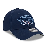 Casquette Snapback 9FORTY New Era pour hommes, Tennessee Titans Outline, bleu marine