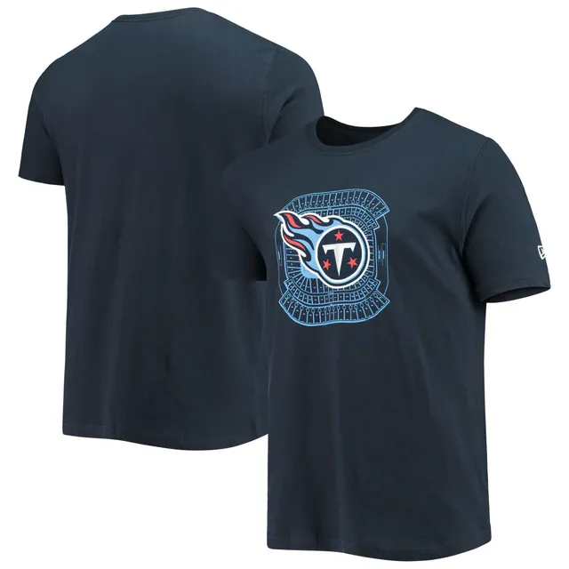 Men's New Era Cream Tennessee Titans Sideline Chrome T-Shirt Size: Extra Large