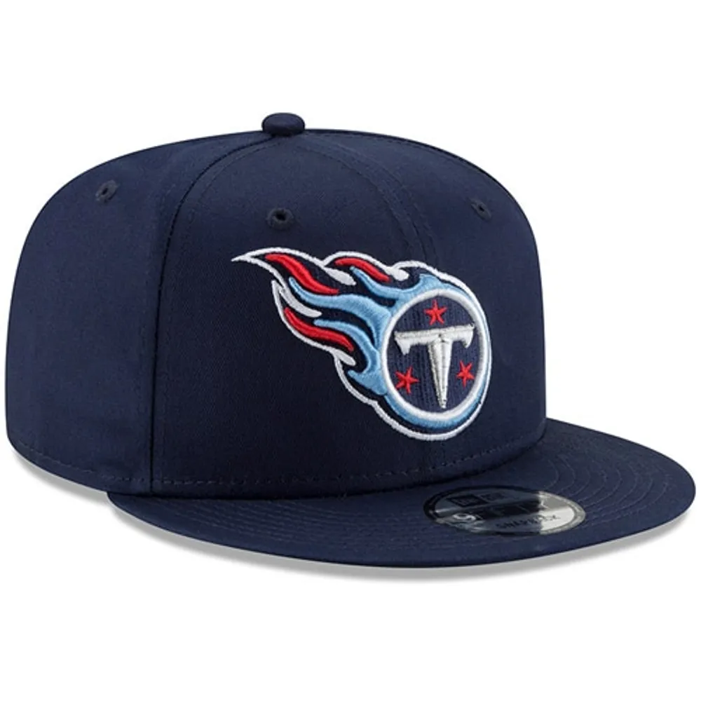 Tennessee Titans New Era Basic 9FIFTY Adjustable Snapback Hat - Navy/Light  Blue