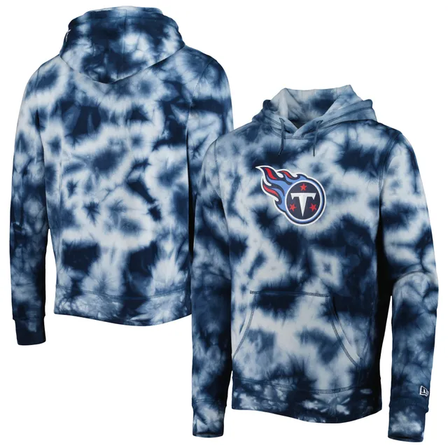 Chicago Bears Youth Team Tie-Dye Pullover Hoodie - Navy