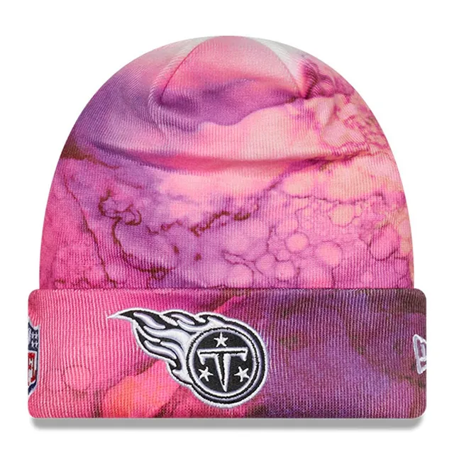 Lids Tennessee Titans New Era Knit Trapper Hat - Navy