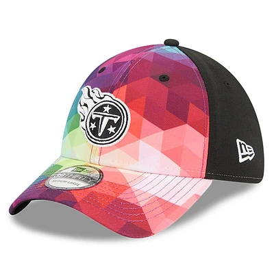 Casquette flexible NFL Crucial Catch 39THIRTY New Era pour hommes, rose, Tennessee Titans 2023