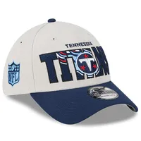 Casquette Flex New Era Stone/Navy Tennessee Titans 2023 NFL Draft 39THIRTY pour homme