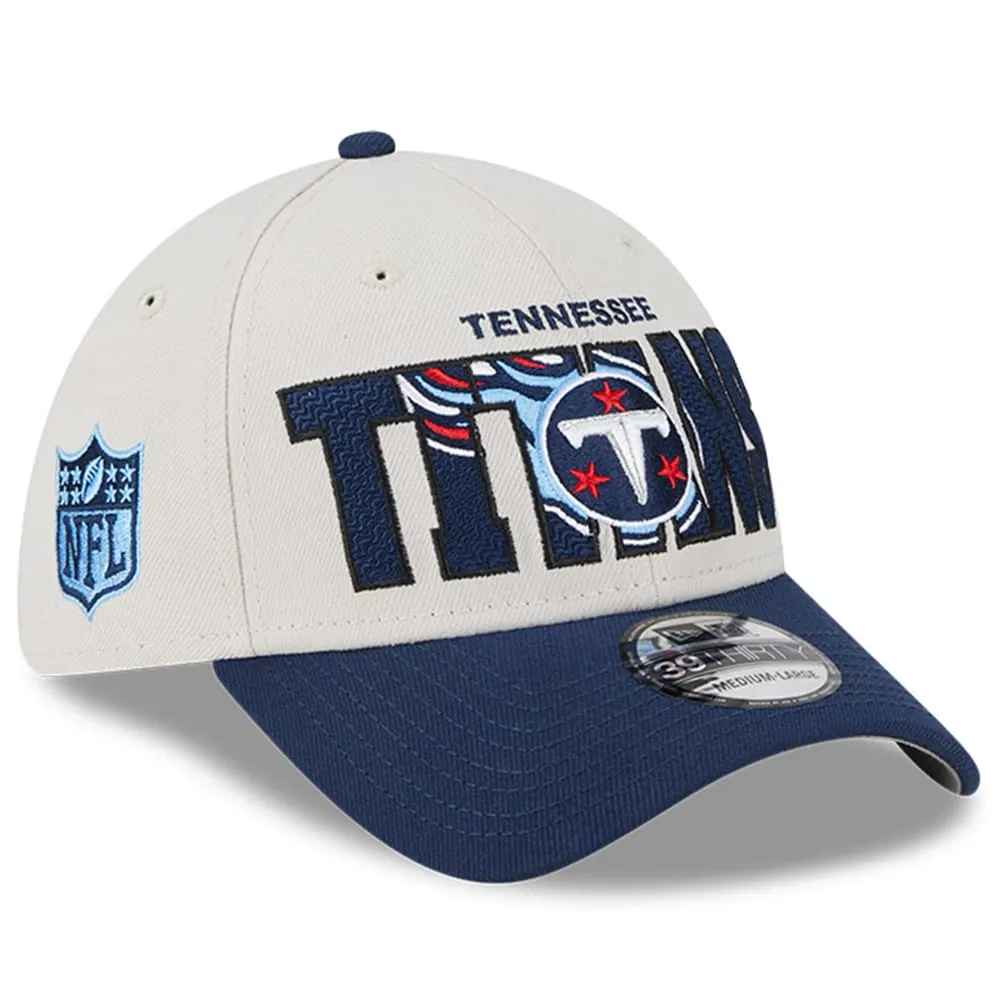 Men's New Era Stone/Navy Houston Texans 2023 NFL Draft 39THIRTY