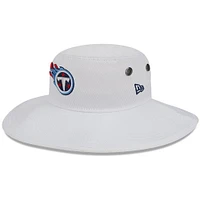 Chapeau bob panama New Era Tennessee Titans 2023 NFL Training Camp pour homme, blanc