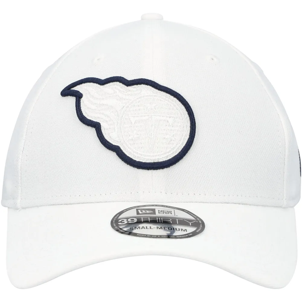 Casquette flex 39THIRTY White Out des Titans du Tennessee New Era pour homme