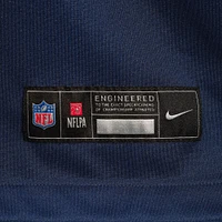 Maillot de jeu d'équipe Nike Anthony Kendall pour hommes, bleu marine, Tennessee Titans