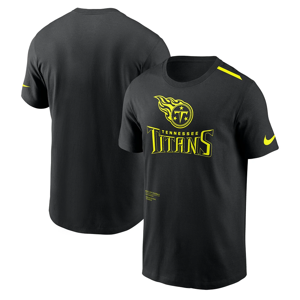 Men's Nike Black Tennessee Titans Volt Performance T-Shirt