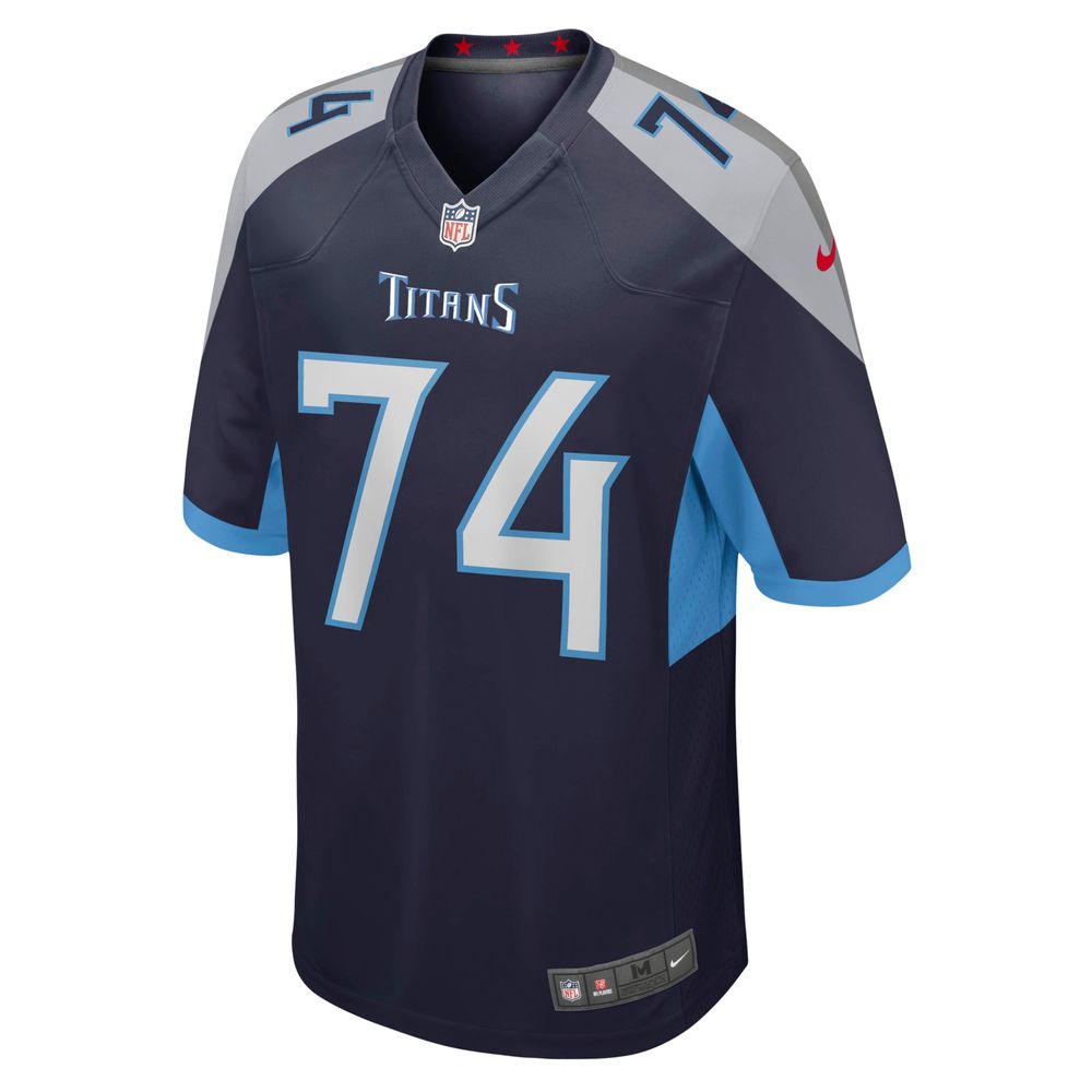 Men's Nike Bruce Matthews Navy Tennessee Titans Retired Player Jersey