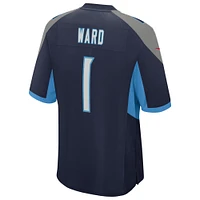 Men's Nike Cameron Ward Navy Tennessee Titans 2025 NFL Draft First Round Pick  Alternate Game Jersey