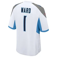 Men's Nike Cameron Ward White Tennessee Titans 2025 NFL Draft First Round Pick  Game Jersey