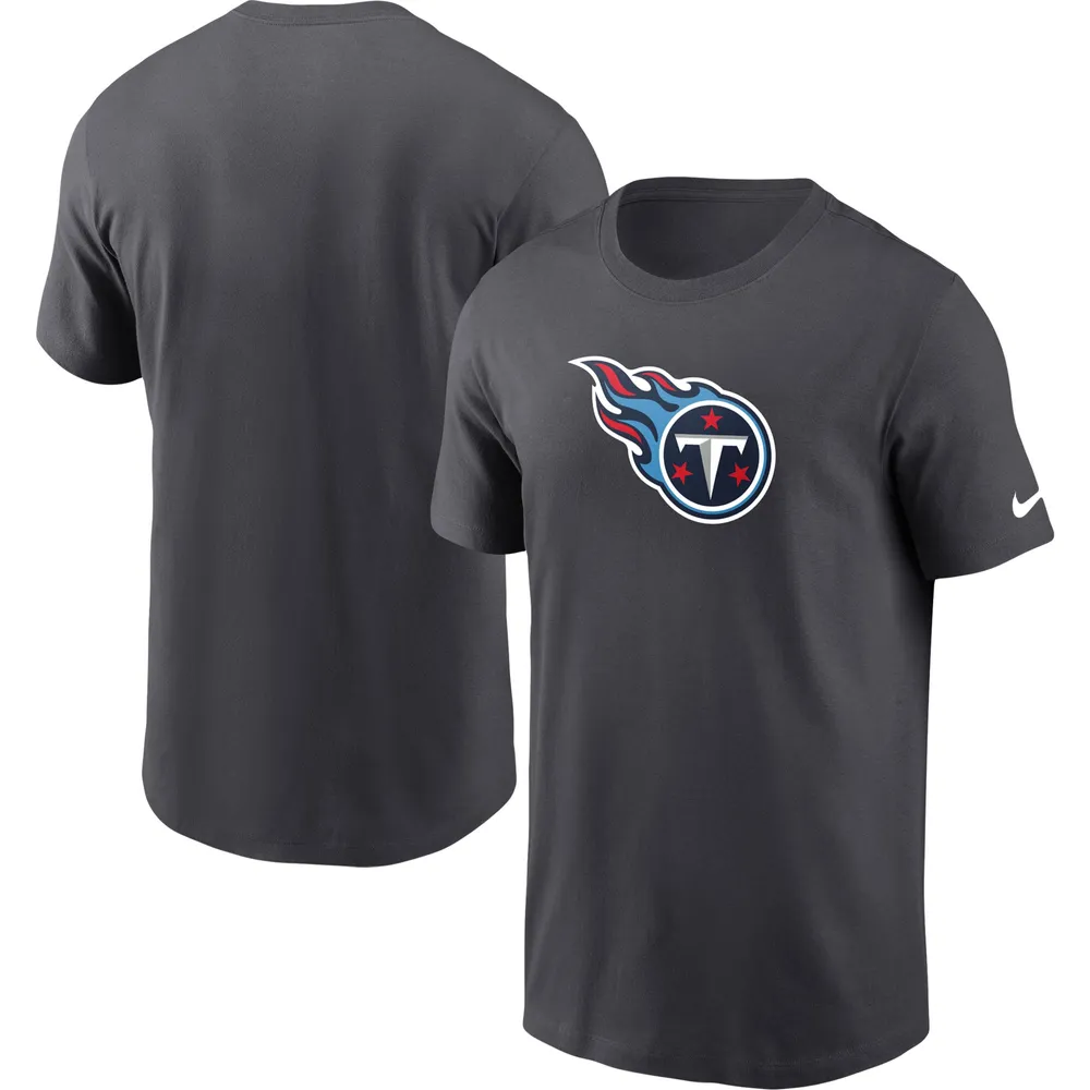 T-shirt à logo principal Nike Tennessee Titans pour homme, anthracite