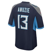 Men's Nike Chidobe Awuzie  Navy Tennessee Titans Game Jersey