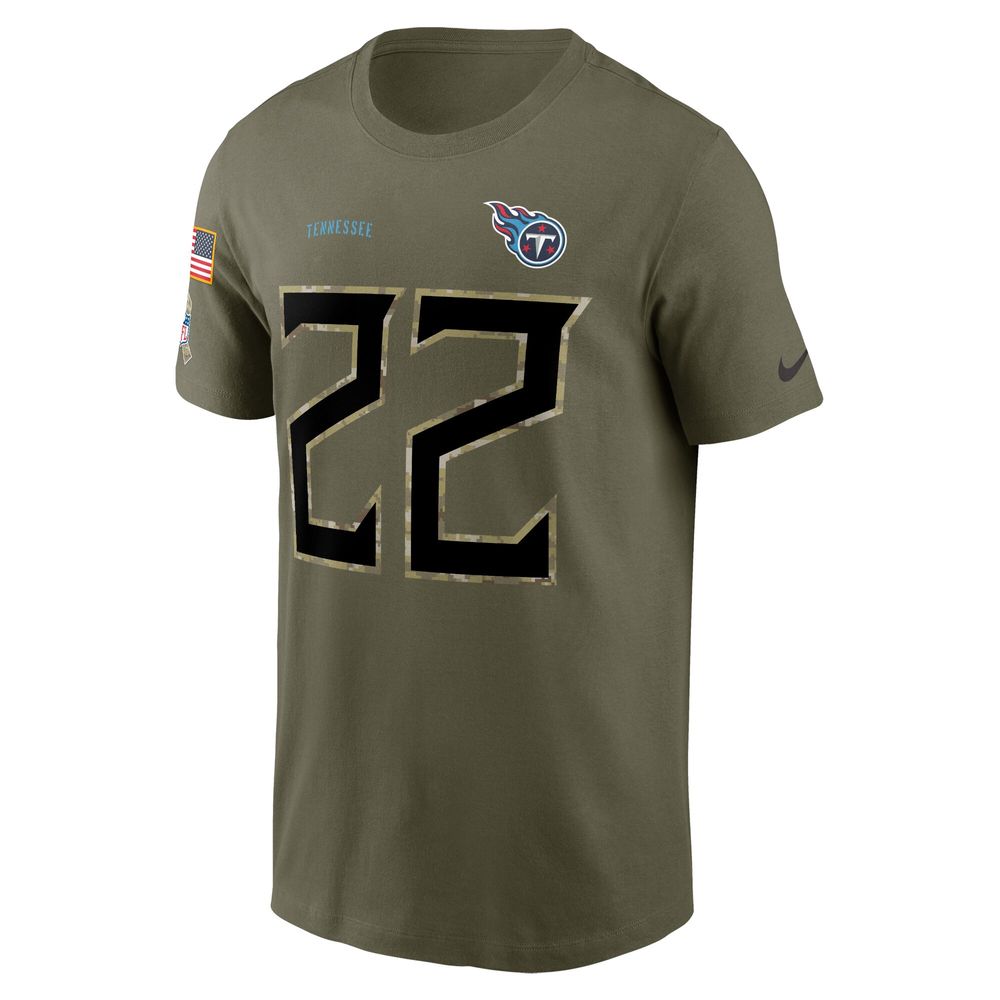 Tennessee Titans Home Name & Number T-Shirt - Derrick Henry - Mens